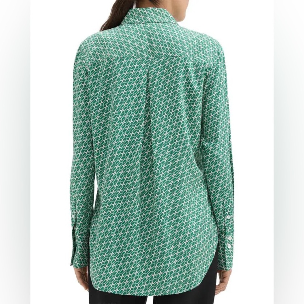 Theory Sunaya Printed Shirt - Picture 3 of 9